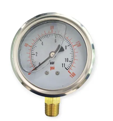 MANOMETRO CARATULA 2.5 RANGO 0-160 PSI CNX L 1/4"